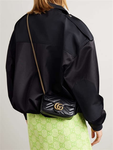 sizes on gucci solo with chain pebble shoulder bag|GG Emblem super mini shoulder bag .